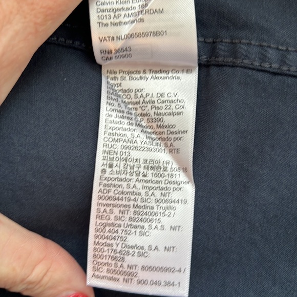 Calvin Klein Men’s Snap Front Jacket, Navy, Size M - Picture 8 of 13